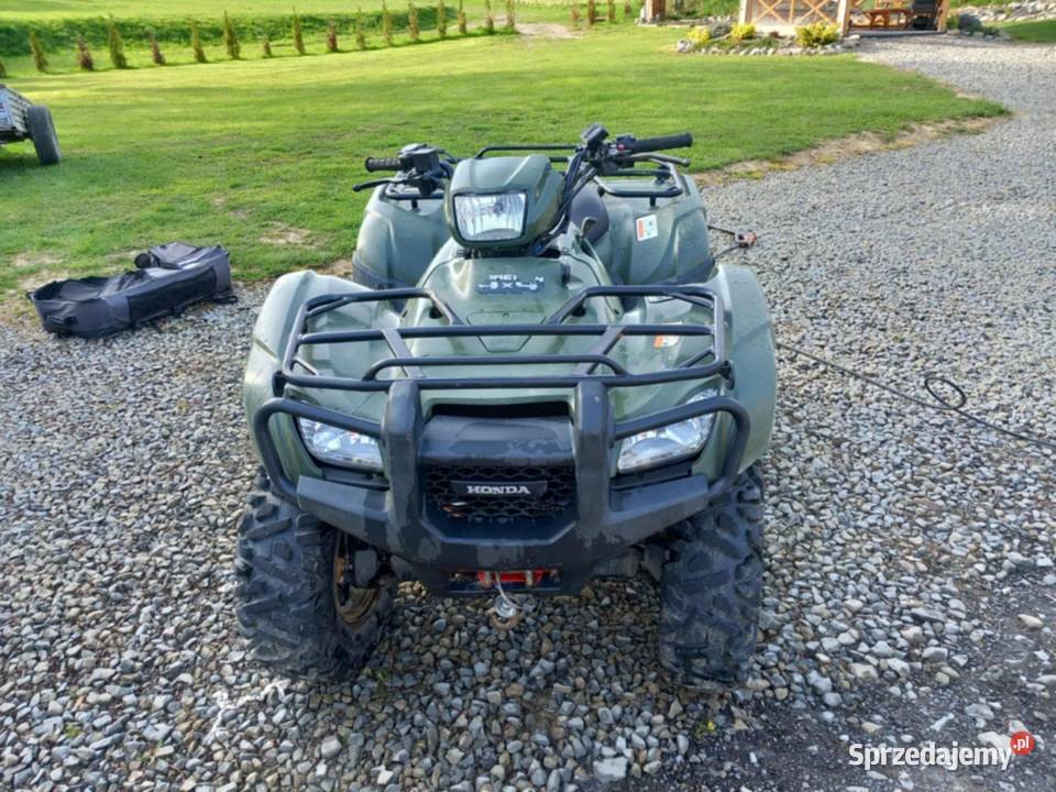 Quad Honda TRX 500 Foreman 2012r 4x4 pług do sprzedam