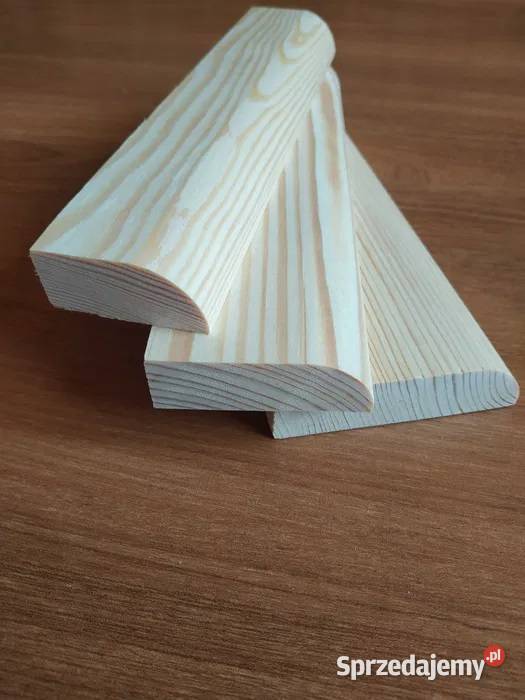 Listwa wykończeniowa drewniana cokół zaokrąglony Narew