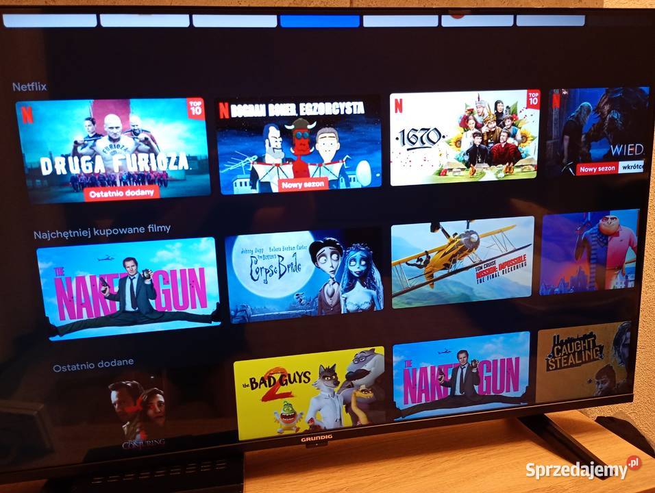Telewizor LED Grundig 43 cale z Androidem Smart Nakło nad Notecią sprzedam