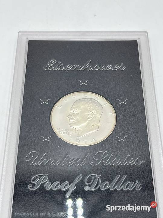 1974 S MINT USA EISENHOWER SILVER PROOF CASED Warszawa