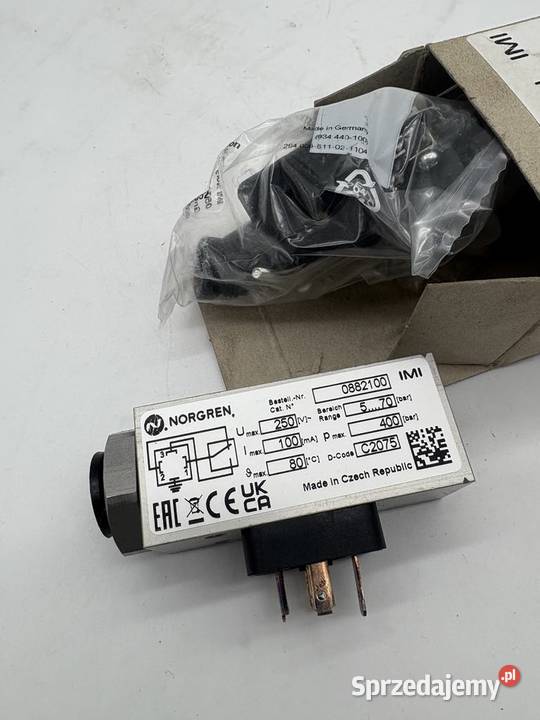Norgren 0882100 Presostat 570 bar Warszawa sprzedam
