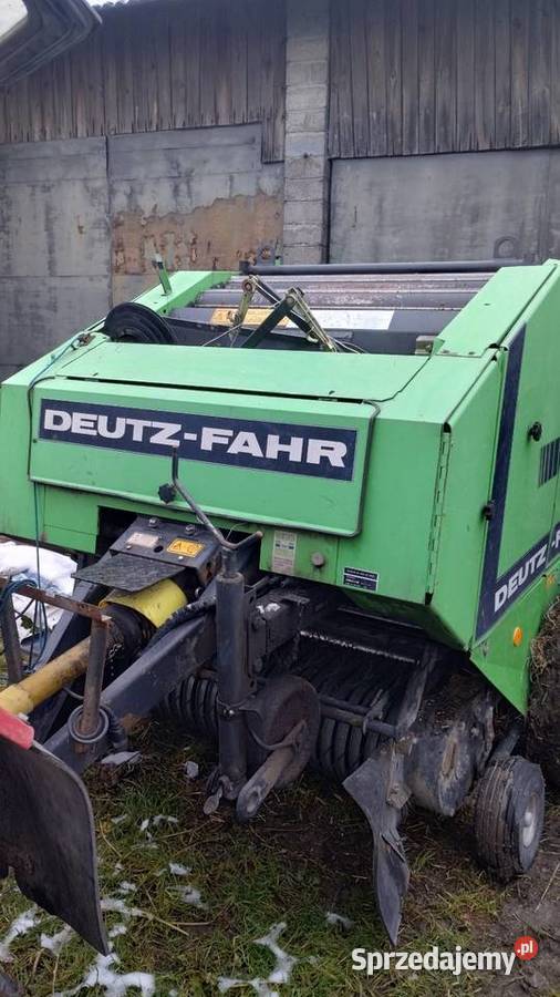 Prasa rolującą deutz fahr GP 230 Owijanie sznurkiem Stary Węgrzynów