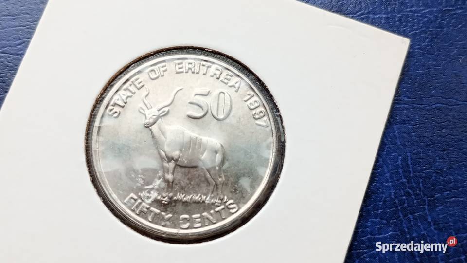 Stare monety 50 cent 1997 Erytrea