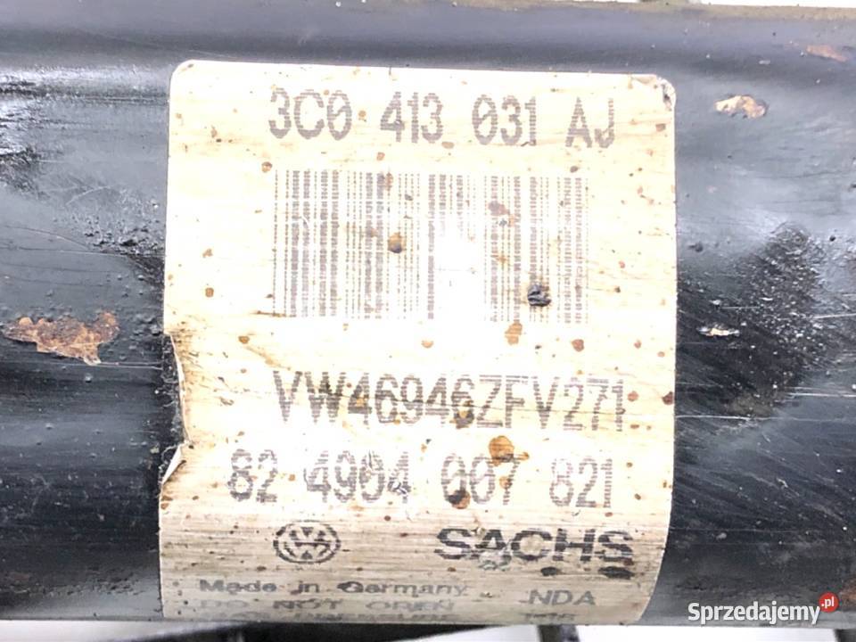 AMORTYZATOR PRAWY PRZÓD ZE SPRĘŻYNĄ VW CC B7 20 osobowe Amortyzatory