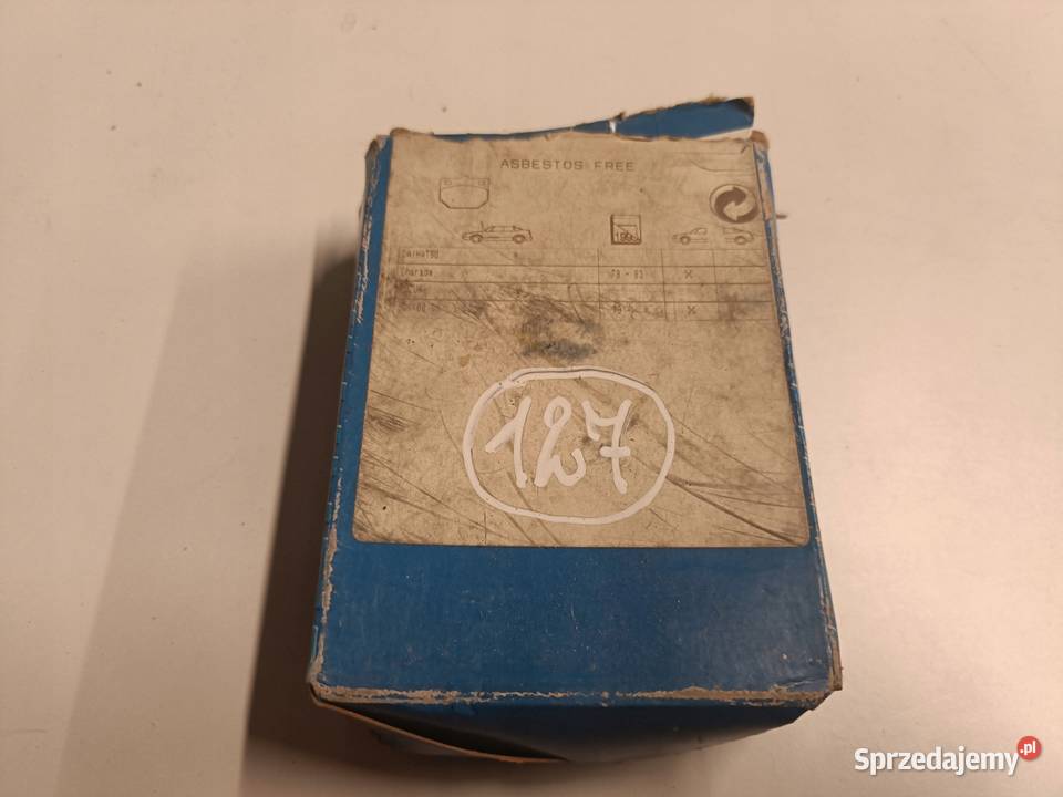 Daihatsu Charade I G10 PRZEDNIE KLOCKI HAMULCOWE Rudka