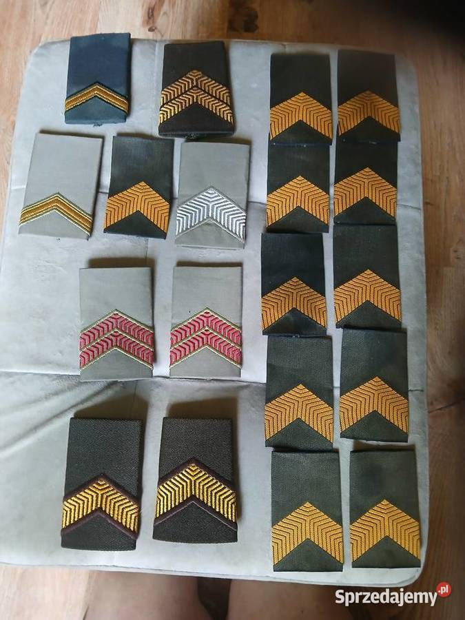 Wojskowe pagony Kraków sprzedam