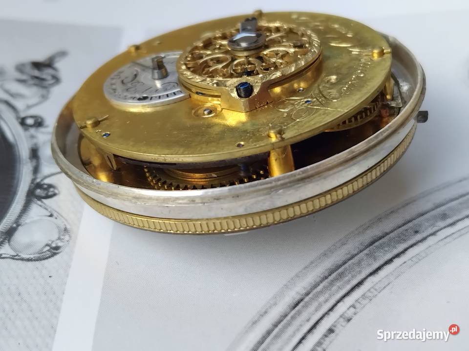 Szwajcarski budzik firmy Meuron et Comp 1780 Wagowo sprzedam