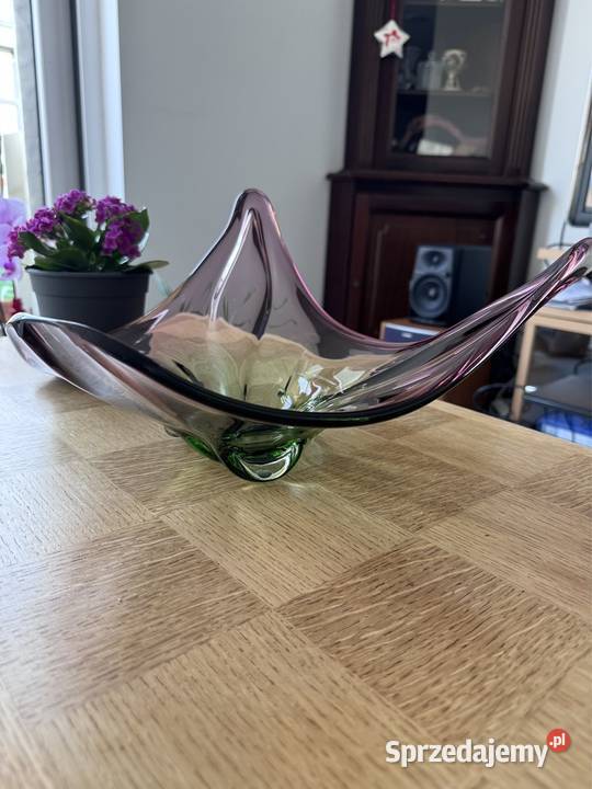 Szkło murano fioletowozielone Porcelana i szkło Nowy Tomyśl