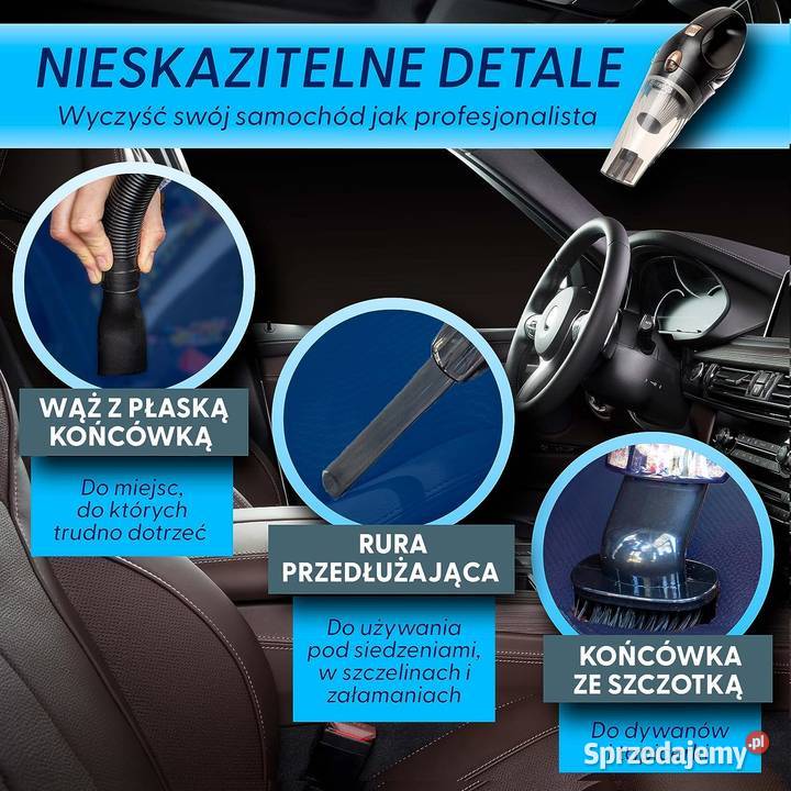 Odkurzacz samochodowy przenośny lekki wydajny z Kielce