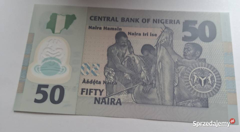 NIGERIA50 NAIRA2023 rPOLIMER ŁADNY Legionowo