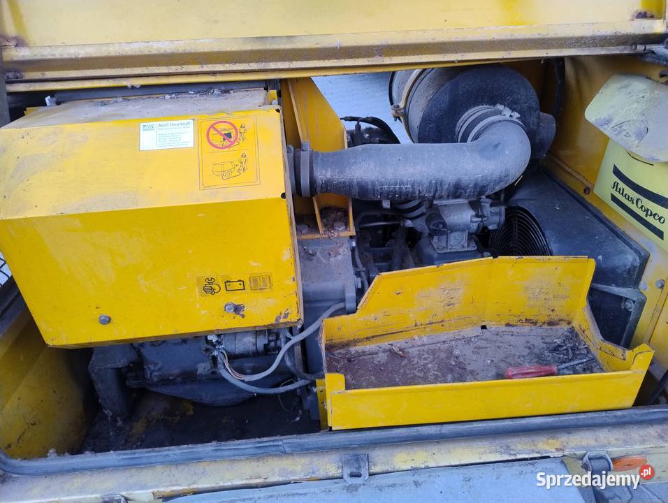 kompresor srubowy altas copco xas55 1600h Generatory Maszyny budowlane Grabów nad Prosną