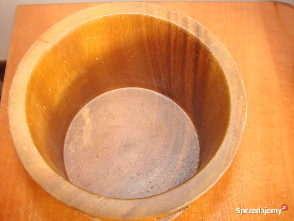 teakowa puszka pojemnik Pozostałe Pruszcz Gdański