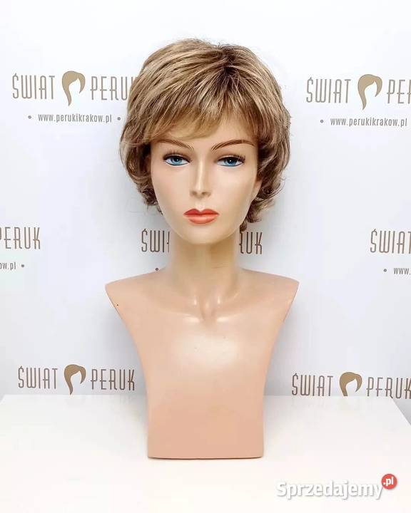 Krótka peruka syntetyczna Końskie