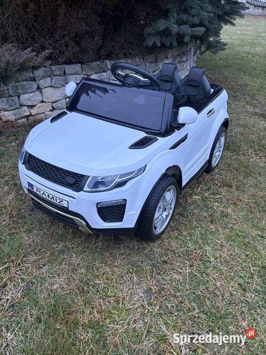 Samochód na akumulator Rapid Racer biały 12V Kęty