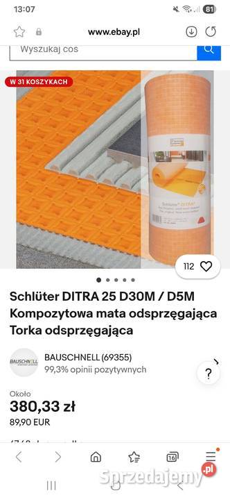 Mata izolacyjna Walce