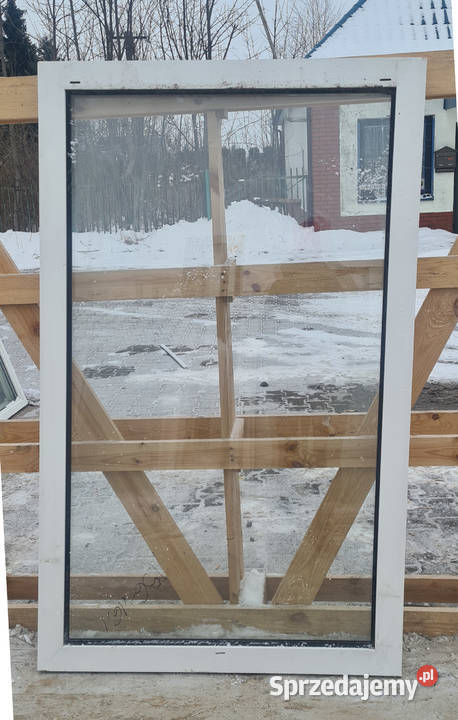 OKNA KacprzaK Witryna FIX 97x160 Używany TRAPEZ Okna ścienne Lublin
