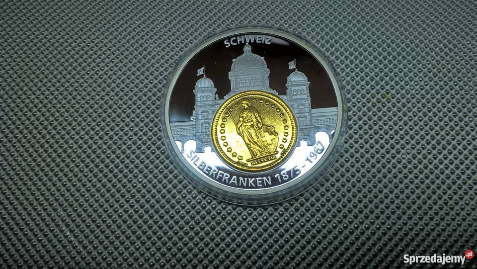 Moneta okolicznościowa 1 srebrna Frankonia Warszawa