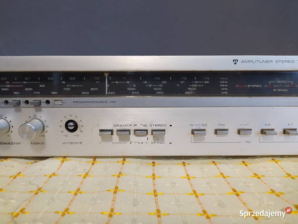 Amplituner Unitra Tosca przestrojona Krosno