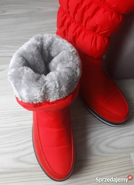 NOWE czerwone buty zimowe śniegowce 25 39 Ostrowiec Świętokrzyski sprzedam