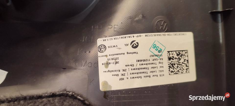 VW TIGUAN II BOCZEK DRZWI PRAWY TYŁ 5NA867212M dolnośląskie