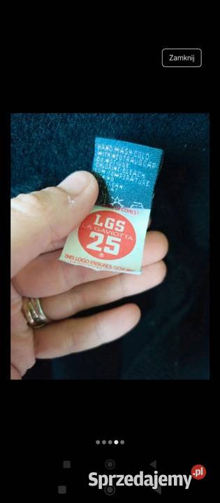 Czarny męski sweter La Gaviotta Vneck rozmiar S Swetry i golfy Biłgoraj