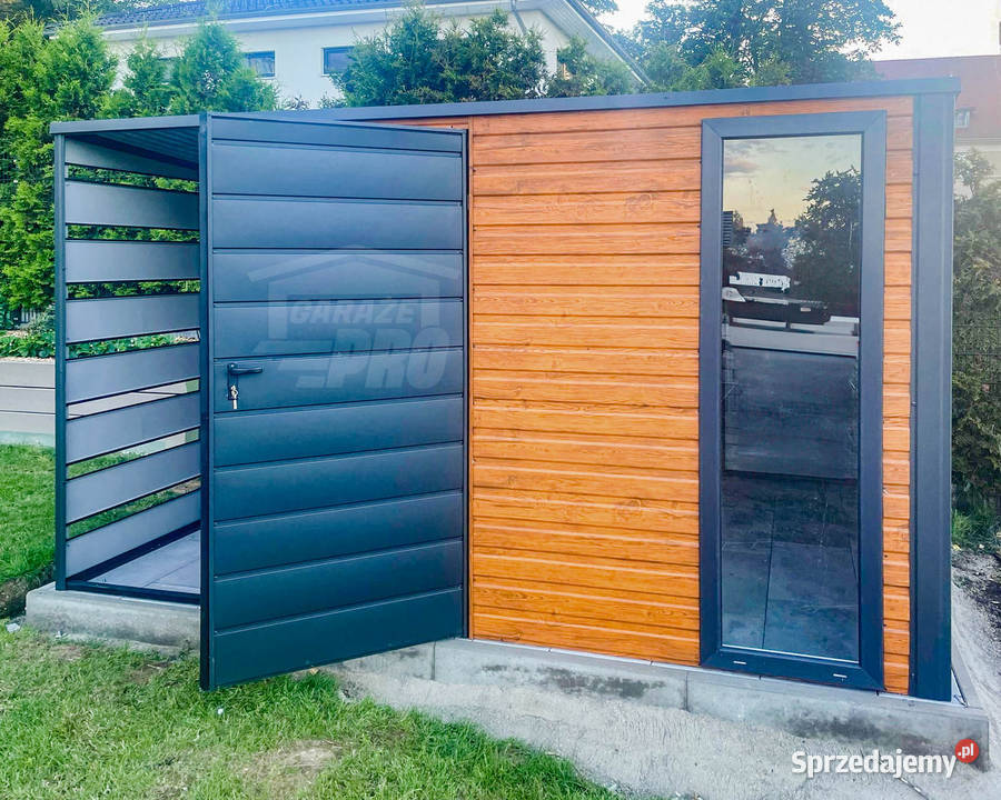 Schowek Domek Ogrodowy 3x3 wiata 07m Drzwi okno Sanok
