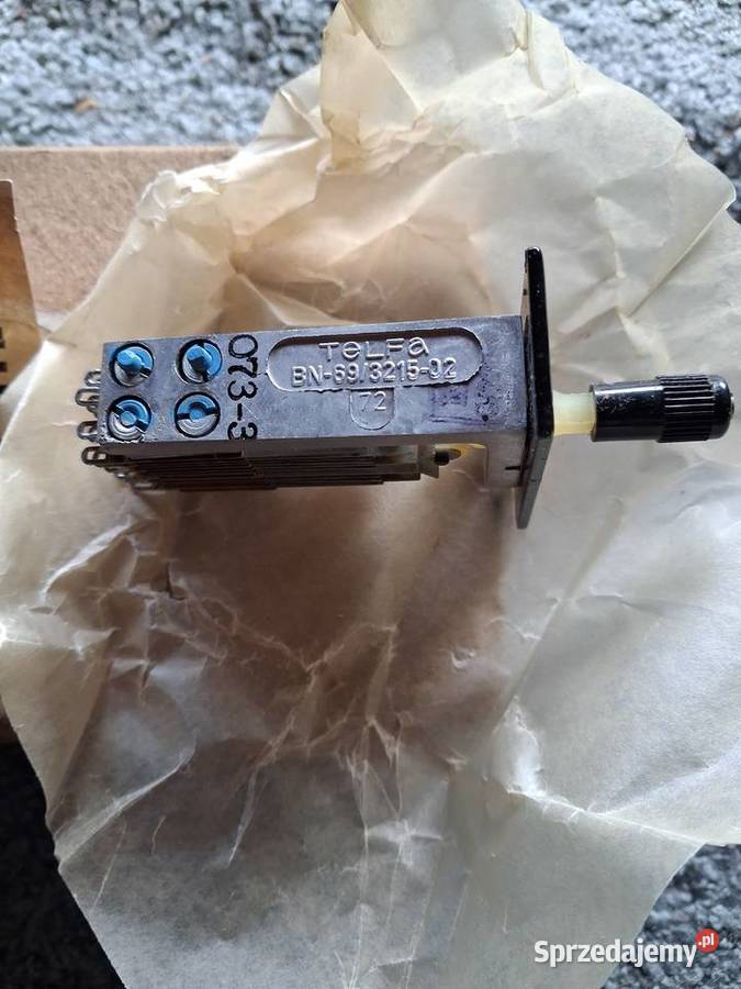 Telfa wlacznik przelacznik prl nieuzywany Elektronika Poraj
