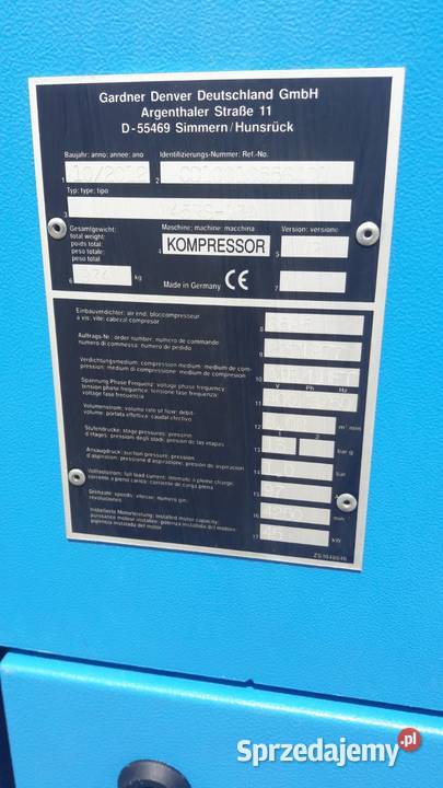 Sprężarka COMPAIR L45RS13A 45KW S012033 opolskie Wilków