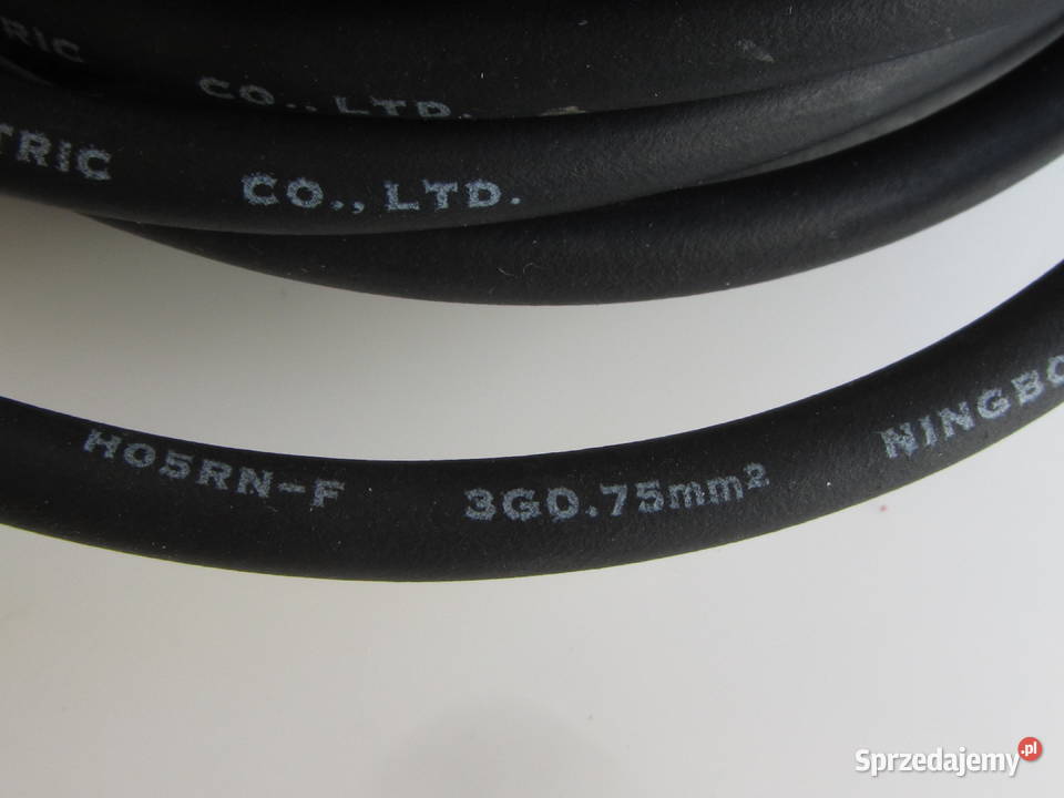 Przewód elektryczny trójżyłowy 3x075mm2 w warmińsko-mazurskie Olecko