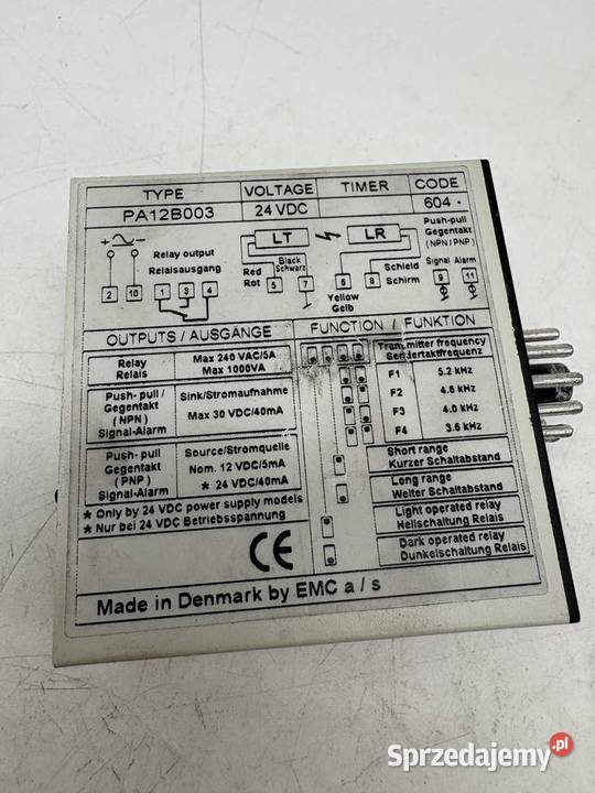 Telco PA 12 B 0034 Sensor amplifier Warszawa
