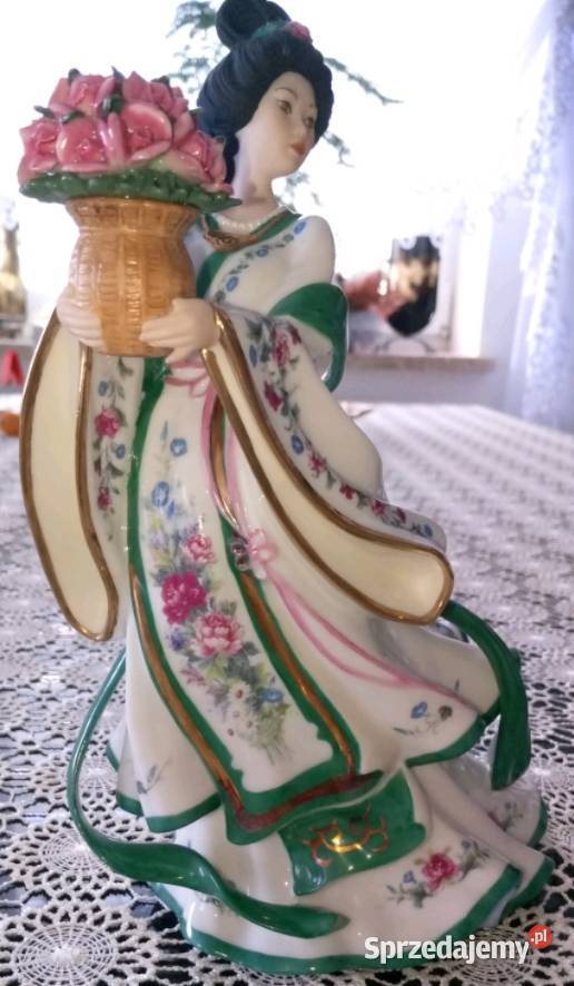 Danbury Mint Księżniczka róży Lena Liu figurka Porcelana i szkło Warszawa