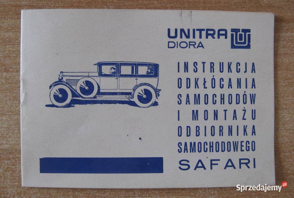 Instrukcja obsługi samochodowego odbiornika Dąbrowa Górnicza