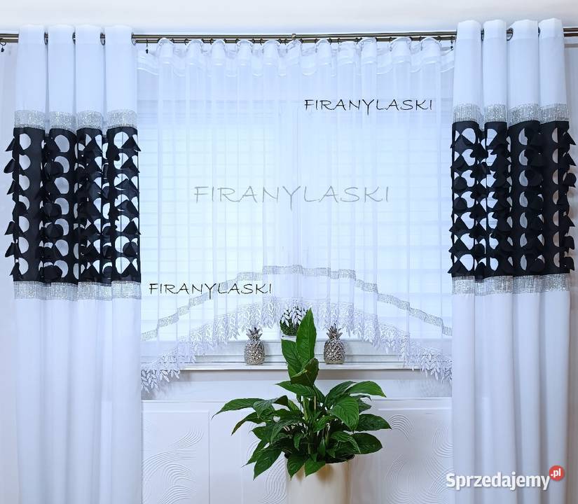 Firana Gotowa 400x165 Firany do pokoju salonu pomorskie Malbork