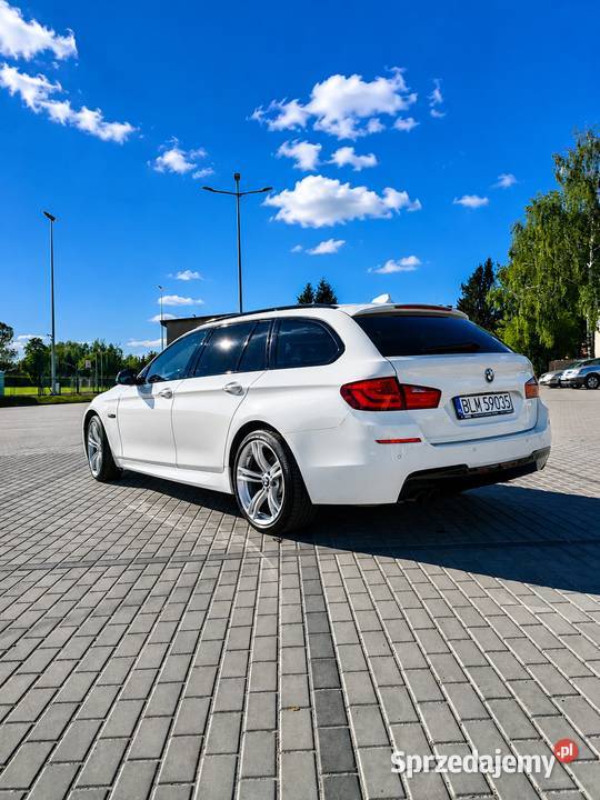 BMW f11 530D RWD MPakiet Shadowline 8hp światła przeciwmgielne BMW podlaskie Łomża