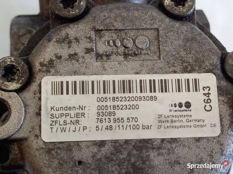 COMBO 16 MULTIJET 198A3000 105 12r pompa Pompy wspomagania