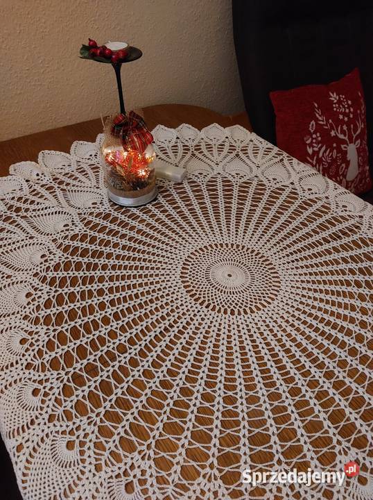 Obrus okrągły rękodzieło Częstochowa