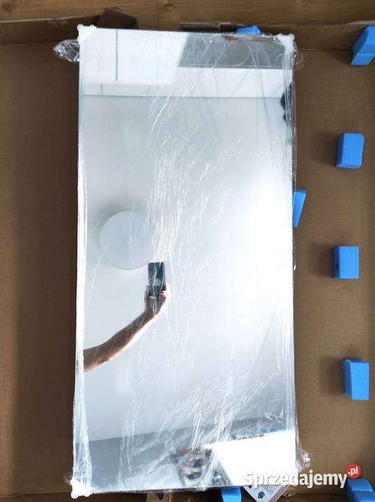 Nowe LUSTRO ścienne wiszące 115 x 55 srebrne Warszawa