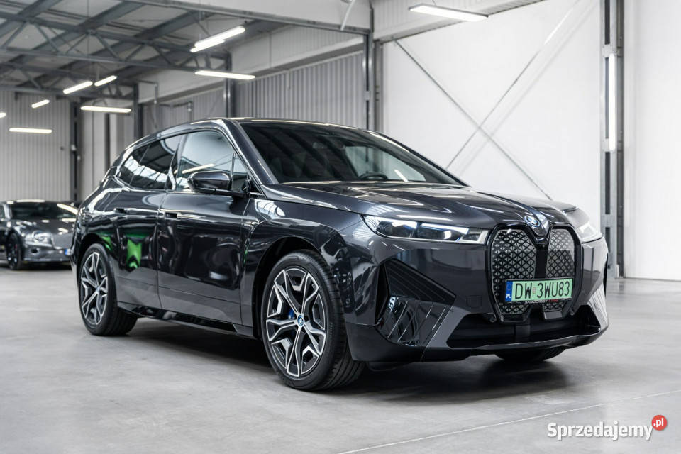 BMW iX M60 619 Przebieg 6800 Bezwypadkowy 1015 asystent pasa ruchu Węgrzce