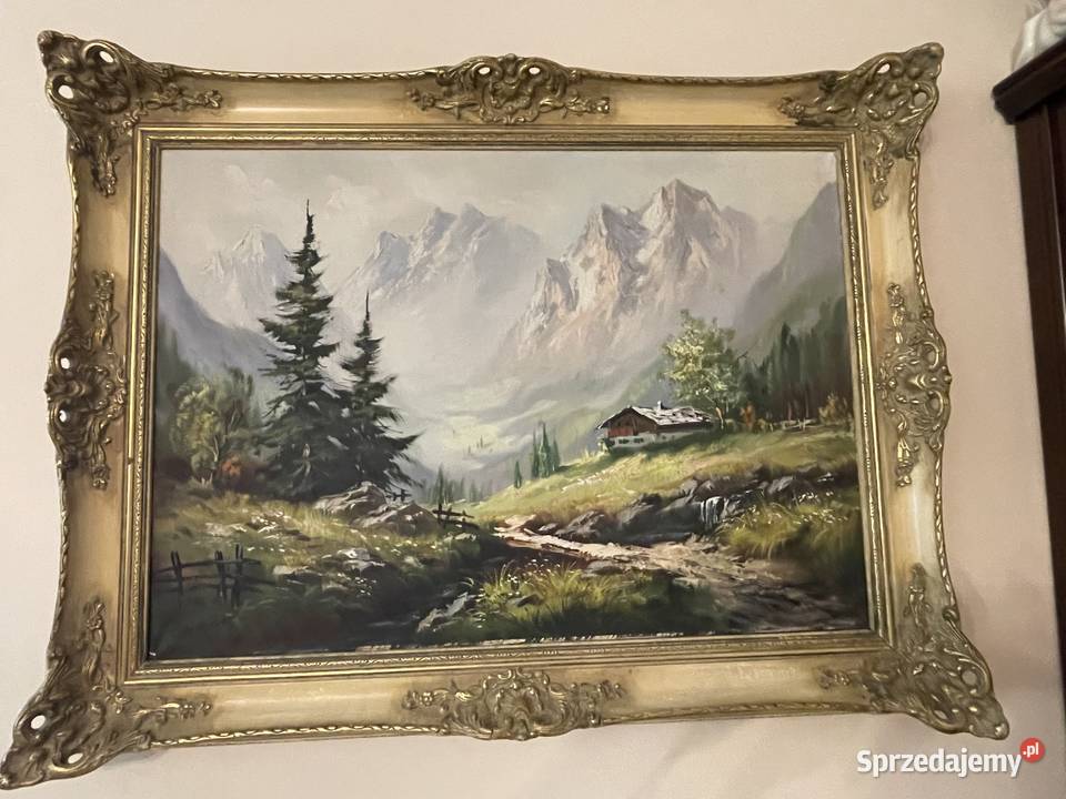 Pejzaż obraz olejny malowany na płótnie Legnica