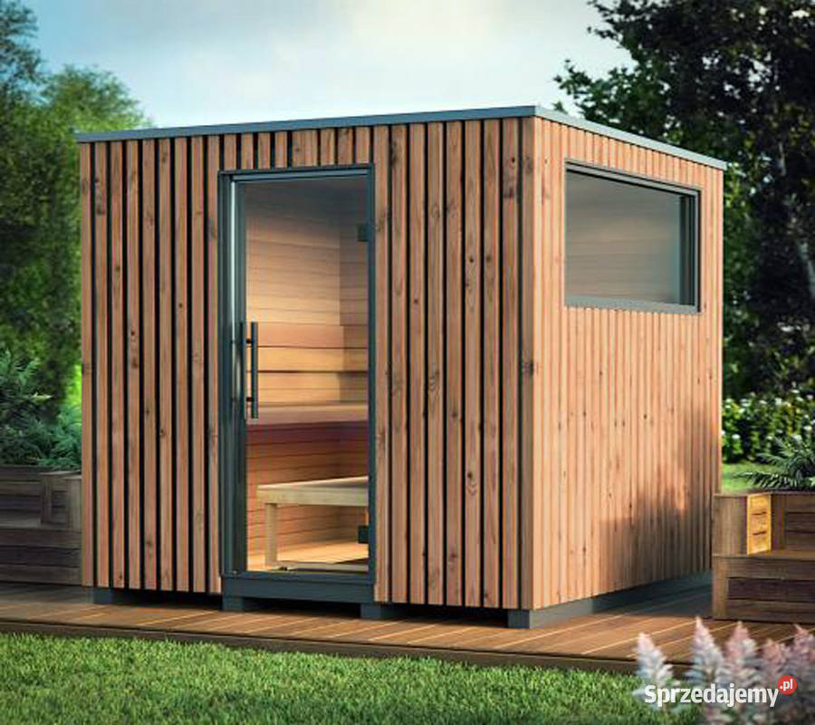 SAUNA OGRODOWA CUBE LUX 200 x 250 ModernHaus Oława