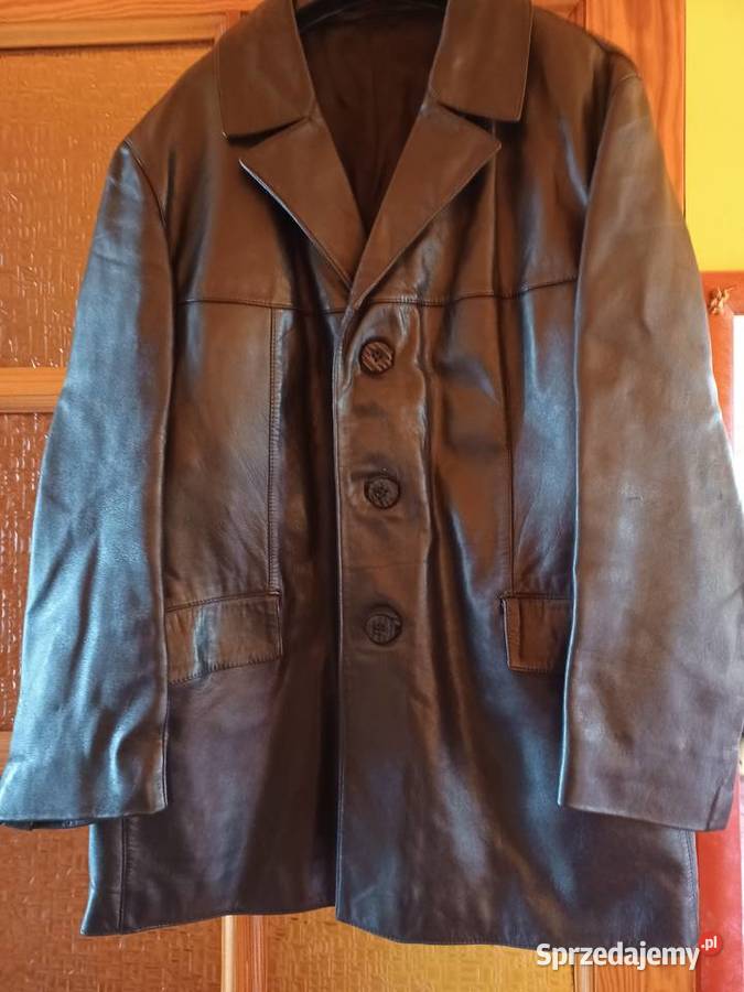 Kurtka męska skórzana L Trencz łódzkie Łódź