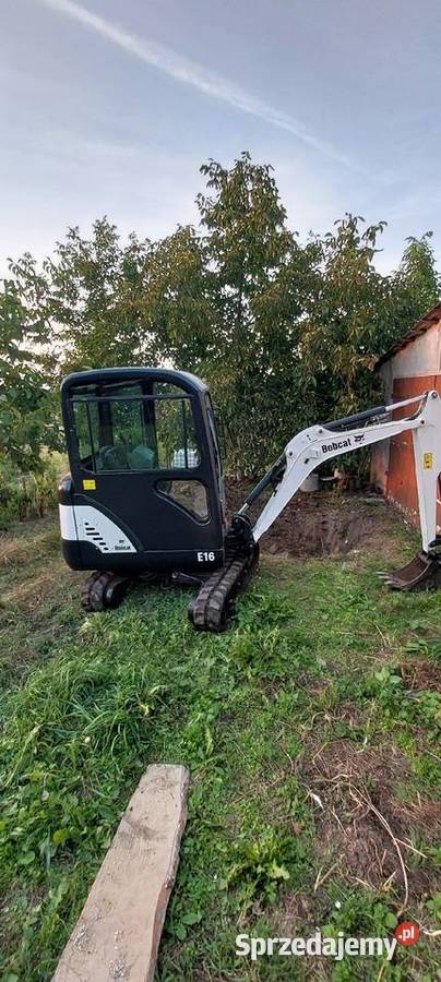 Minikoparka bobcat e16 Pułtusk sprzedam