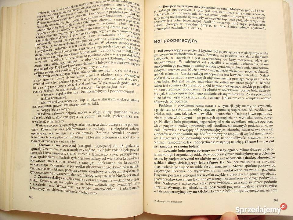 Chirurgia pielęgniarek pod redakcją WRowińskiego Podręczniki Łódź