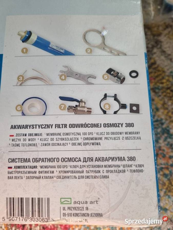 AKWARIUM filtr odwróconej osmozy akwarystyczny Solnica