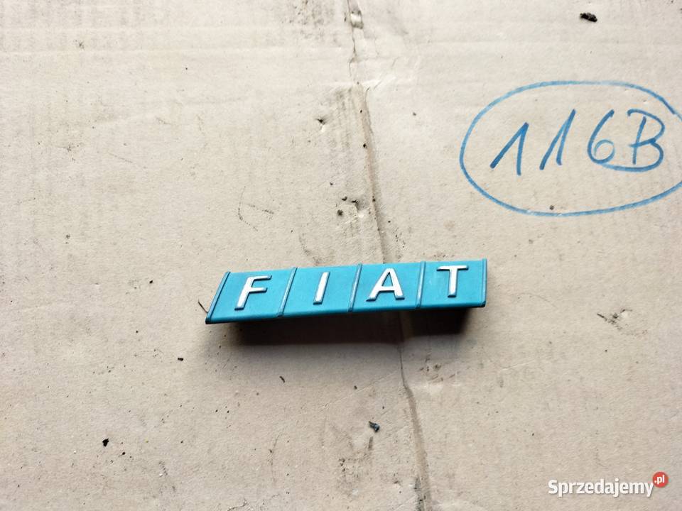 FIAT PUNTO 1 MK1 ZNACZEK EMBLEMAT NAPIS TYLNEJ osobowe