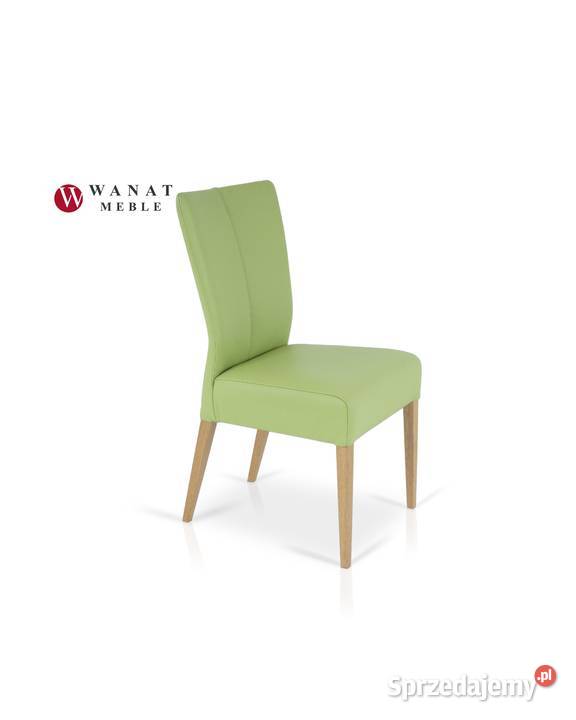 Krzesło Kenya Skóra naturalna dąb Solidne Wanat Stoły, krzesła, biurka Woźniki