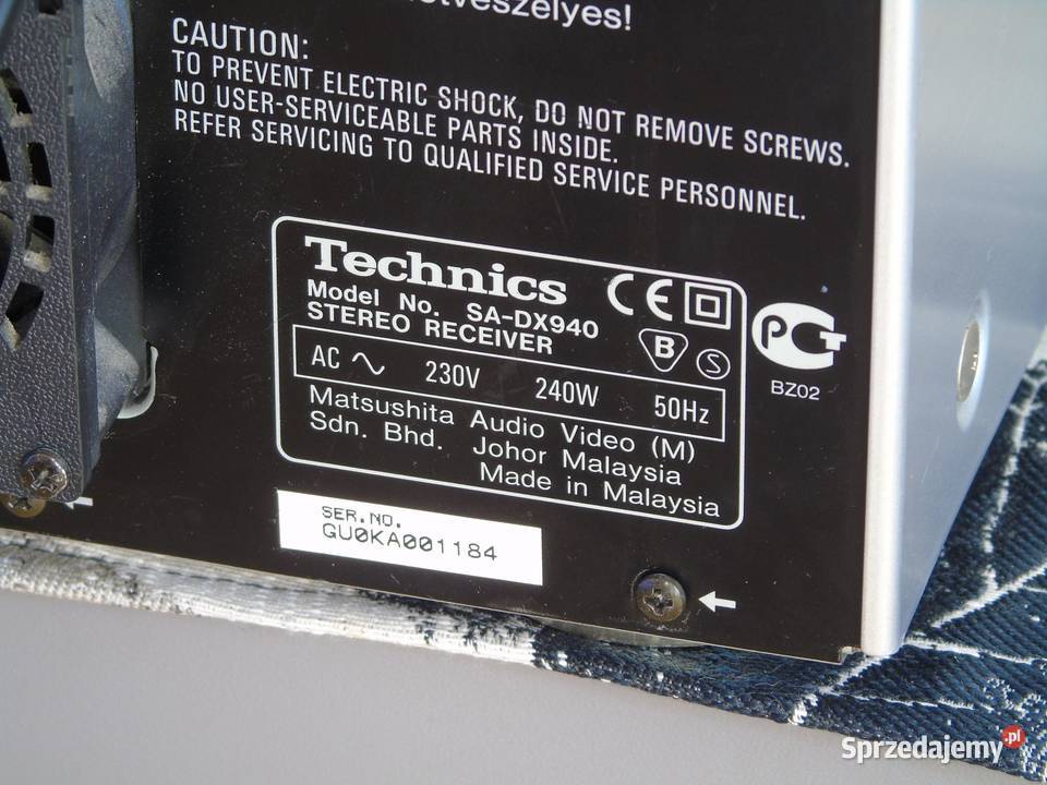 Amplituner Technics SADX90 sprawny 5x 100 wat Jasło