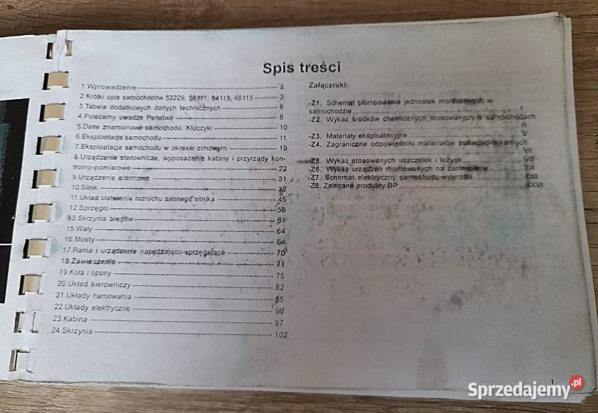 Instrukcja obsługi Samochodów Kamaz 53 5455 65 wielkopolskie Ostrów Wielkopolski