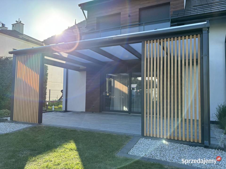Zadaszenie tarasu nowoczesne zadaszenie pergola małopolskie
