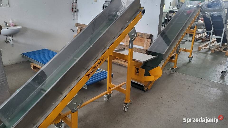 Taśmociąg z zabierakami przenośnik taśmowy 250 x Białogard sprzedam
